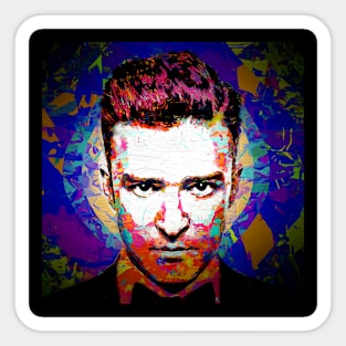 Timberlake in Colors Sticker